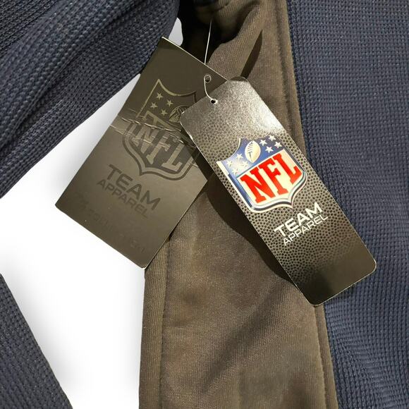 NWT New England Patriots NFL Team Apparel 1/4 Zip Size Medium Pullover Sweater - Picture 7 of 8